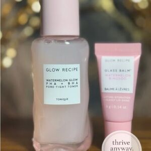 Glow Recipe Watermelon Bundle 🍉 Toner + Lip Balm Mini Skincare Set